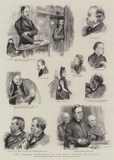 A Comissão Parnell na Royal Courts of Justice de Sydney Prior Hall