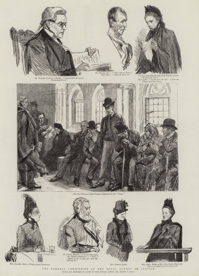 A Comissão Parnell na Royal Courts of Justice de Sydney Prior Hall