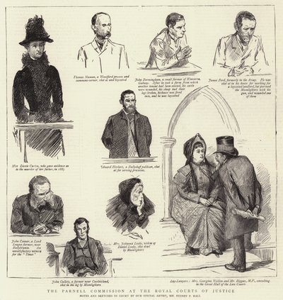 A Comissão Parnell na Royal Courts of Justice de Sydney Prior Hall