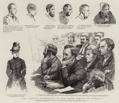 A Comissão Parnell na Royal Courts of Justice de Sydney Prior Hall