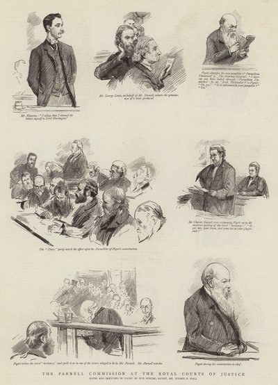 A Comissão Parnell na Royal Courts of Justice de Sydney Prior Hall