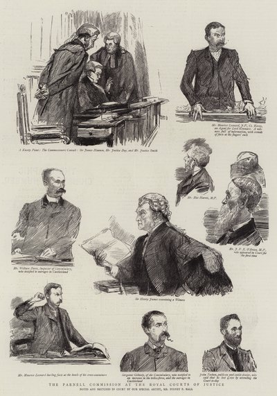 A Comissão Parnell na Royal Courts of Justice de Sydney Prior Hall