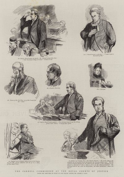 A Comissão Parnell na Royal Courts of Justice de Sydney Prior Hall