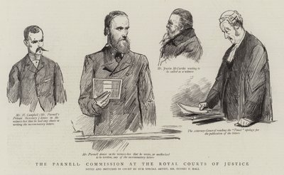A Comissão Parnell na Royal Courts of Justice de Sydney Prior Hall