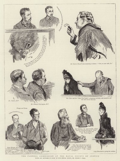 A Comissão Parnell na Royal Courts of Justice de Sydney Prior Hall