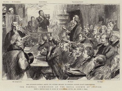 A Comissão Parnell na Royal Courts of Justice de Sydney Prior Hall
