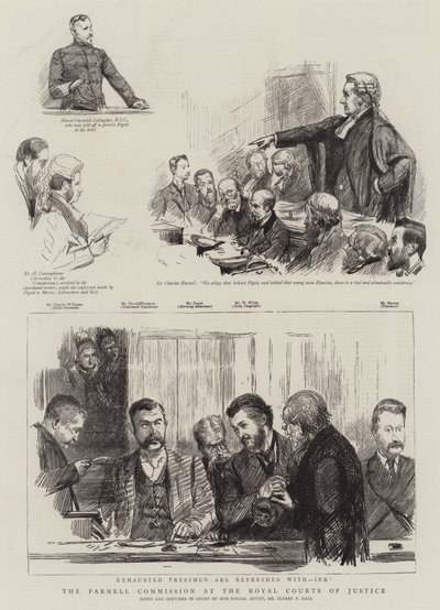 A Comissão Parnell na Royal Courts of Justice de Sydney Prior Hall