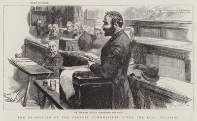 A reabertura da Comissão Parnell após as longas férias de Sydney Prior Hall