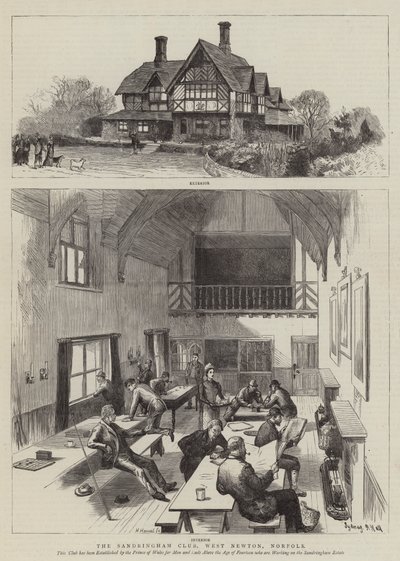 O Sandringham Club, West Newton, Norfolk de Sydney Prior Hall
