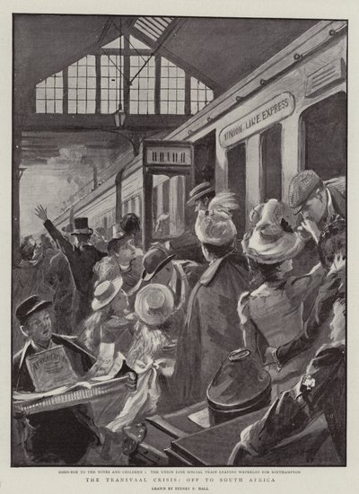 A Crise do Transvaal, para a África do Sul de Sydney Prior Hall