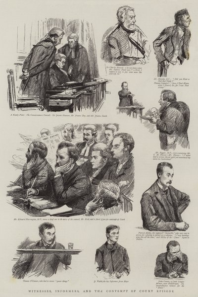 Testemunhas, Informantes e o Desprezo do Episódio da Corte de Sydney Prior Hall