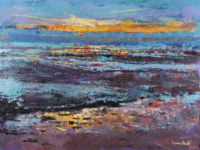 Sunrise Spectacular, 2021 (óleo sobre tela) de Sylvia Paul