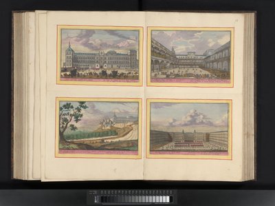 Vista da cidade amuralhada de Los Palacios
Palacios (título sobre o objecto) de Symon Novelanus (possibly)