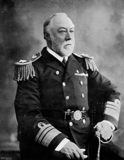 Vice-Almirante Sir Henry Fairfax, oficial da Marinha Britânica, 1896. de Symonds and Co