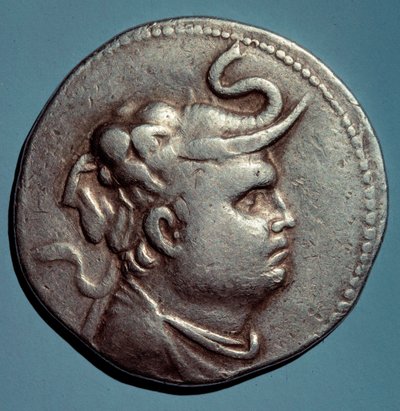 Moeda de prata com a efígie de Demétrios I (162-149 a.C.) Rei Seleucide da Síria, Paris, B.N. de Syrian School