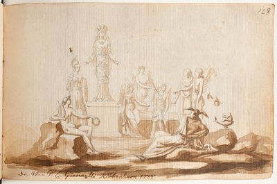 Saudações de T.C.(?) Bruun Neergaard de T.C. Bruun Neergaard
