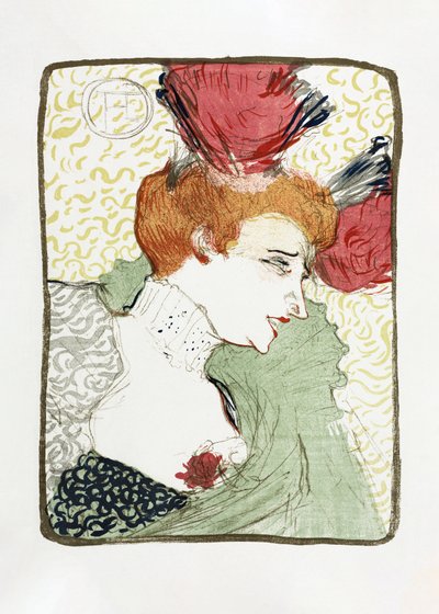 Busto de Mademoiselle Lender (1895) de TOULOUSE LAUTREC