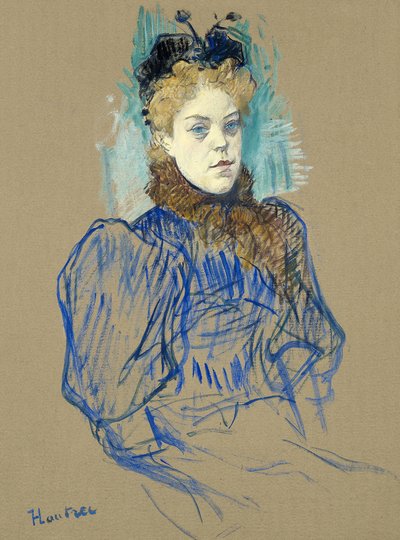 Retrato de May Milton (1895) de TOULOUSE LAUTREC