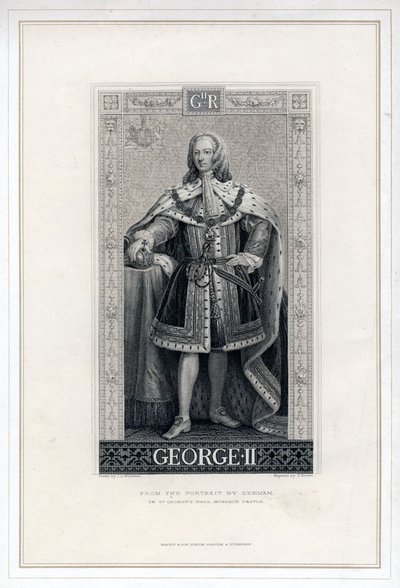 George II da Grã-Bretanha. de T. Brown