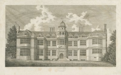 Ingestre Hall: gravura de T Carter