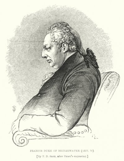 Francis, Duque de Bridgewater, Aet 70 (gravura) de T. D. (after) Scott
