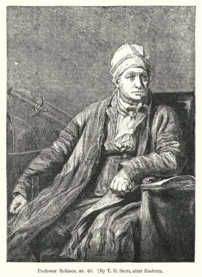Professor Robison, aet 60 (gravura) de T. D. (after) Scott