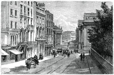 Rua Grafton, Dublin, 1900. de T. Hart