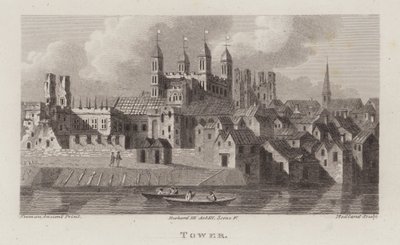 A Torre de Londres (gravura) de T. Medland