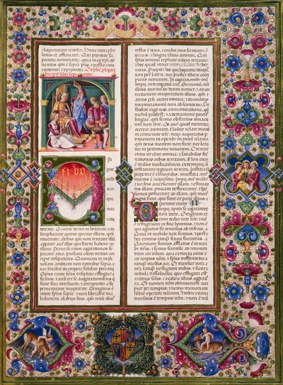 O Livro da Sabedoria, do Volume I da Bíblia de Borso d
