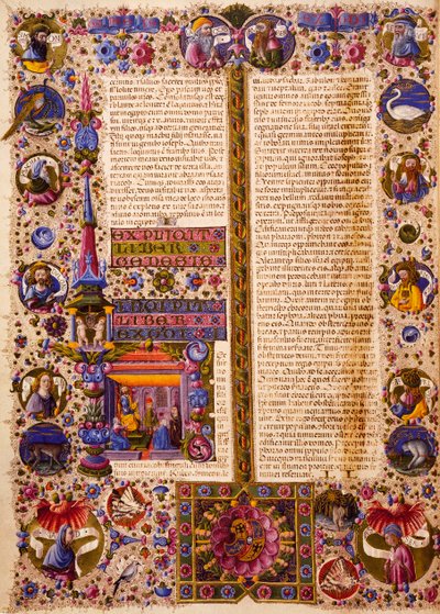 O livro do Êxodo, do Volume I da Bíblia de Borso d