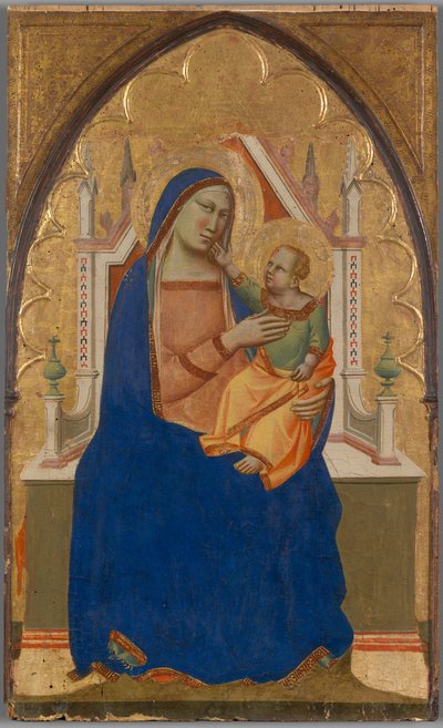 Virgem e Menino Entronizados de Taddeo Gaddi