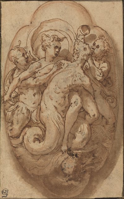 Figuras mitológicas de Taddeo Zuccaro