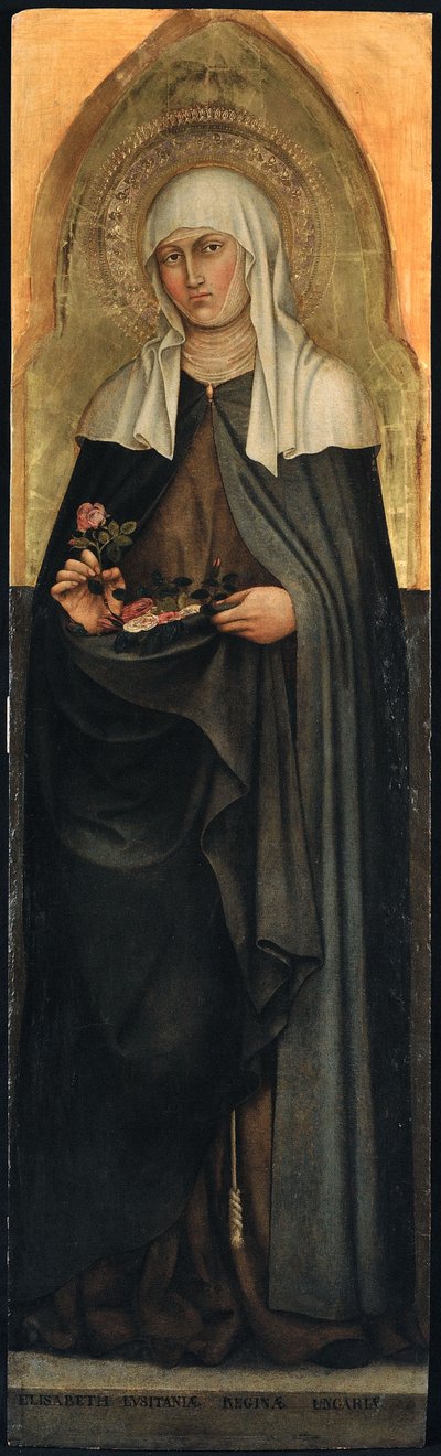 Santa Isabel da Turíngia, 1403. de Taddeo di Bartolo