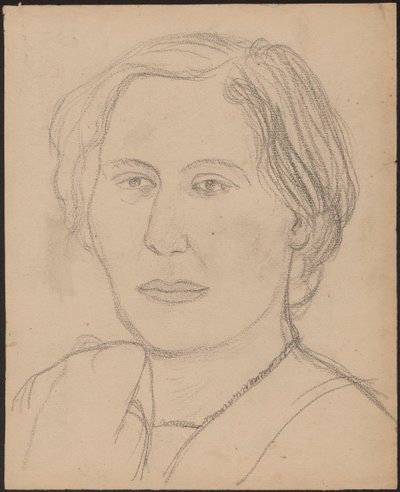 Cabeça de mulher de Tadeusz Makowski