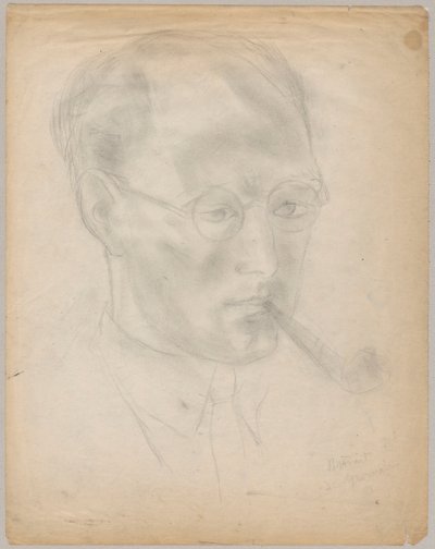 Retrato de Marcel Gromeire de Tadeusz Makowski