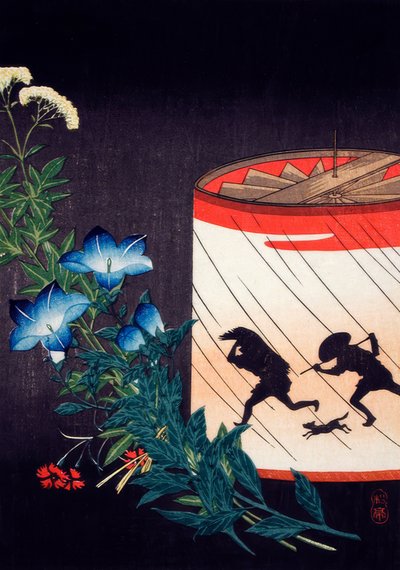 Bellflower e lanterna de Takahashi Hiroaki