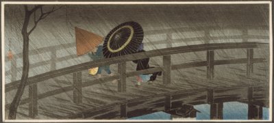 Chuva na Ponte Izumi de Takahashi Hiroaki