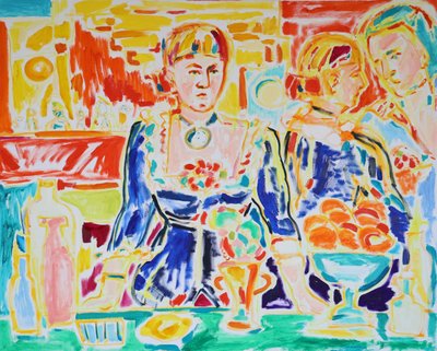 Mulheres Dinâmicas à Mesa de Tamara Jare