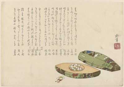 caixa com flor de Tanaka Shûtei