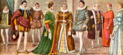 Traje do Milanesi em 1598 de Tancredi Scarpelli