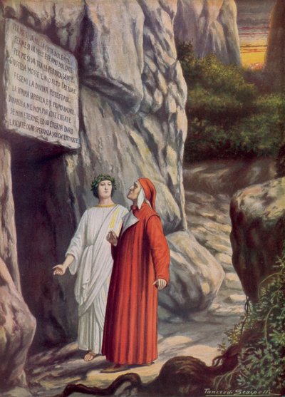 Ilustração para a Divina Comédia de Dante de Tancredi Scarpelli