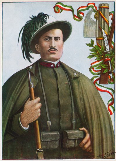 Soldado de infantaria Benito Mussolini de Tancredi Scarpelli