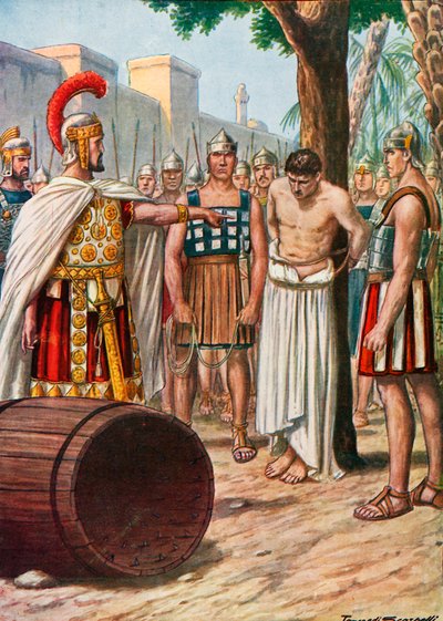 Marcus Atilius Regulus retornando a Cartago de Tancredi Scarpelli