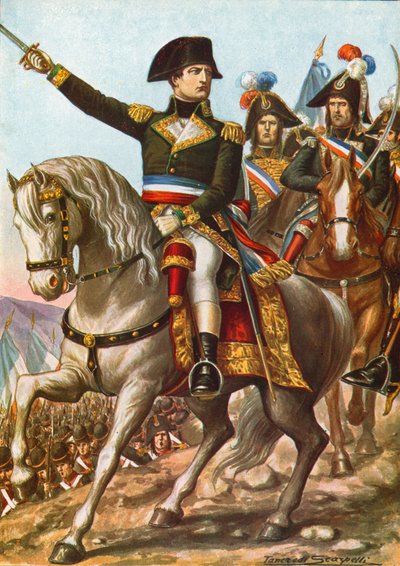 Napoleão na primeira campanha italiana, 1796 de Tancredi Scarpelli