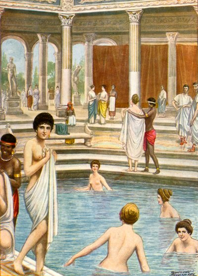 banhos romanos de Tancredi Scarpelli