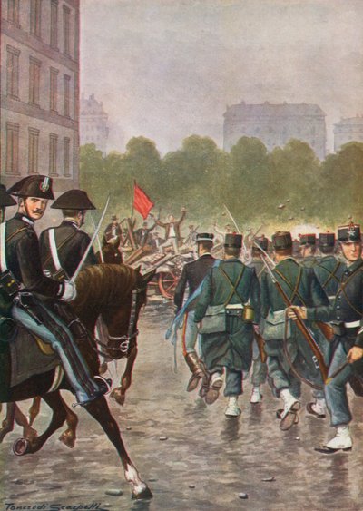 Elementos subversivos em Milão, 1898 de Tancredi Scarpelli