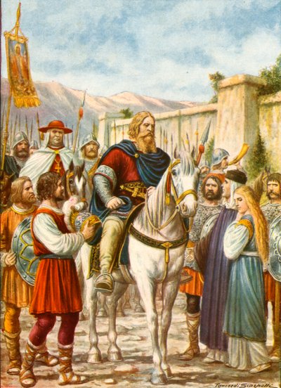 Os longobardos dos séculos VI e VII de Tancredi Scarpelli