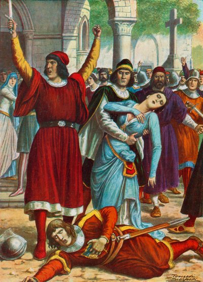 Vésperas da Sicília, 30 de março de 1282 de Tancredi Scarpelli