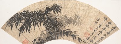Bambu em uma tempestade de primavera, início do século XVI. de Yin Tang
