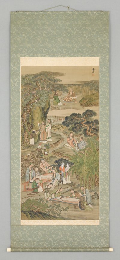 Vinte exemplos de piedade filial de Tani Buncho